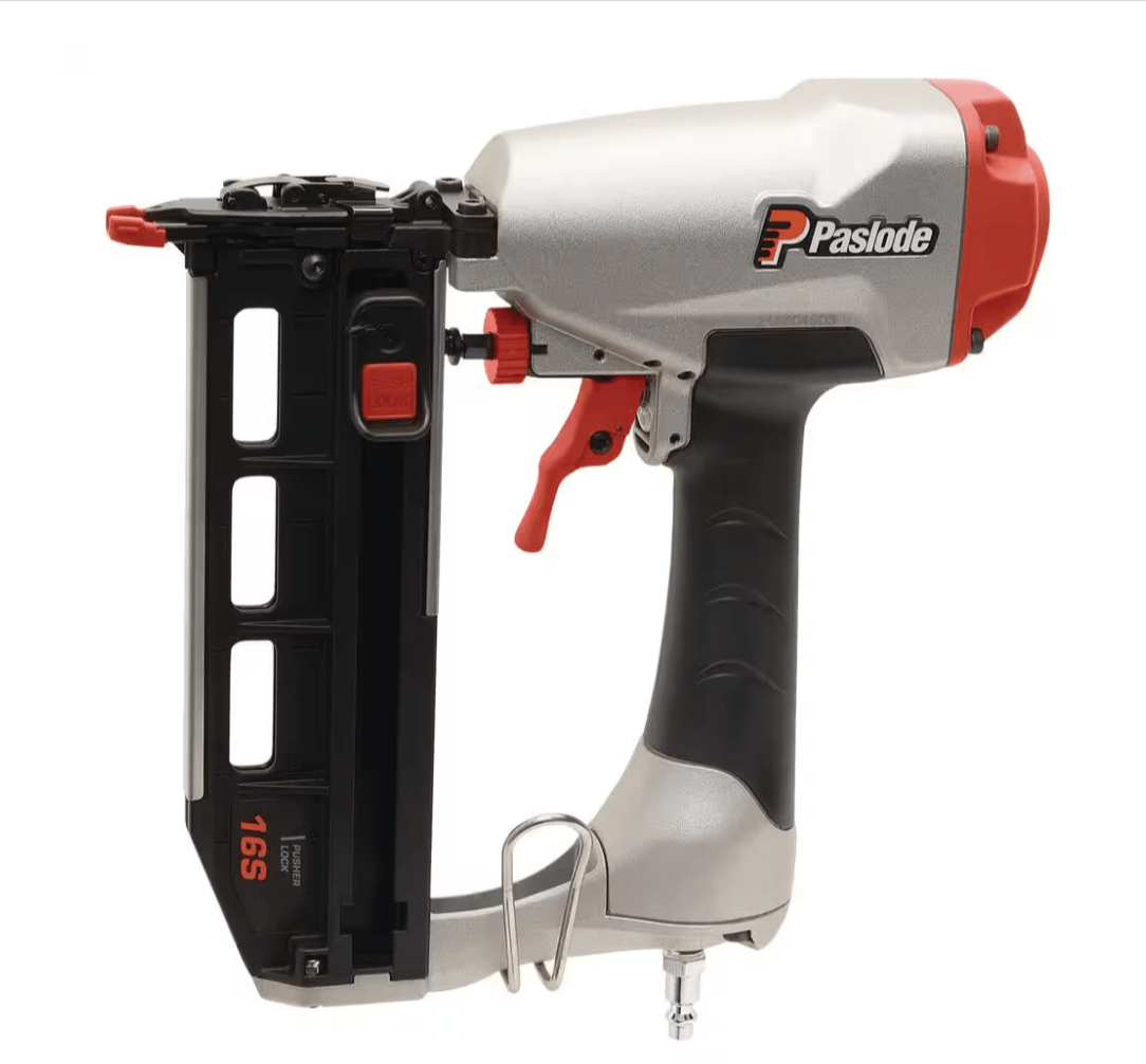 Paslode Pneumatic 16 - Gauge Straight Finish Nailer 515500 Tool Kit 16ga - resaled - Paslode - 759501115163