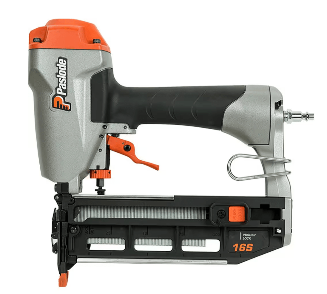 Paslode Pneumatic 16 - Gauge Straight Finish Nailer 515500 Tool Kit 16ga - resaled - Paslode - 759501115163