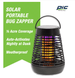 PIC Portable Solar Insect Killer Torch LED Flame Effect FLPT Bug Zapper 1/2 acre - resaled - PIC - 072477985531