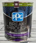 PPG Paint Break - Through! 1 qt Semi Gloss White Interior Exterior Quart Base 1 V62 - 510 - resaled - PPG - 056198936768