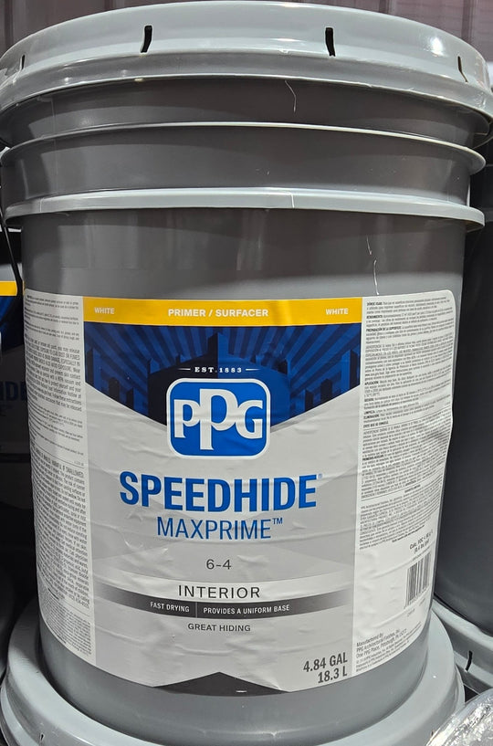 PPG Speedhide MaxPrime 5 gal. Base 1 Flat Interior Primer White Gallon Bucket - resaled - PPG - 088625034426