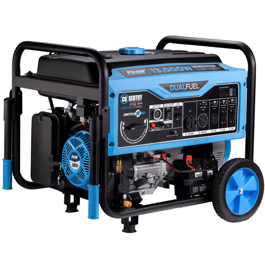 Pulsar 13,000/10,000 - Watt Dual - Fuel PG13000BRCO Portable Home Power Generator Gasoline Propane Push Start - resaled - Pulsar - 814726026905