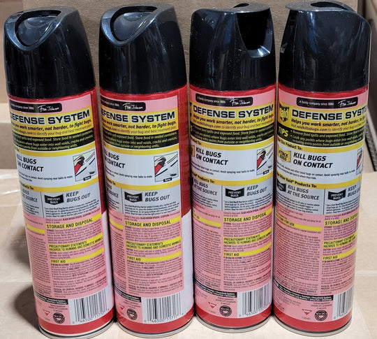 Raid Lot of 4x Ant & Roach Killer 17.5oz Spray Can Fragrance Free Pest Insects - resaled - Raid - 046500117176