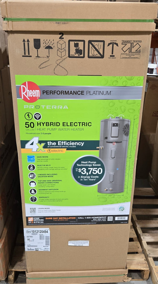 Rheem Performance Platinum 50 Gal. Water Heater Smart High Efficiency Hybrid Heat Pump XE50T10H45U1 10 - Year Warranty - resaled - Rheem - 020352813233