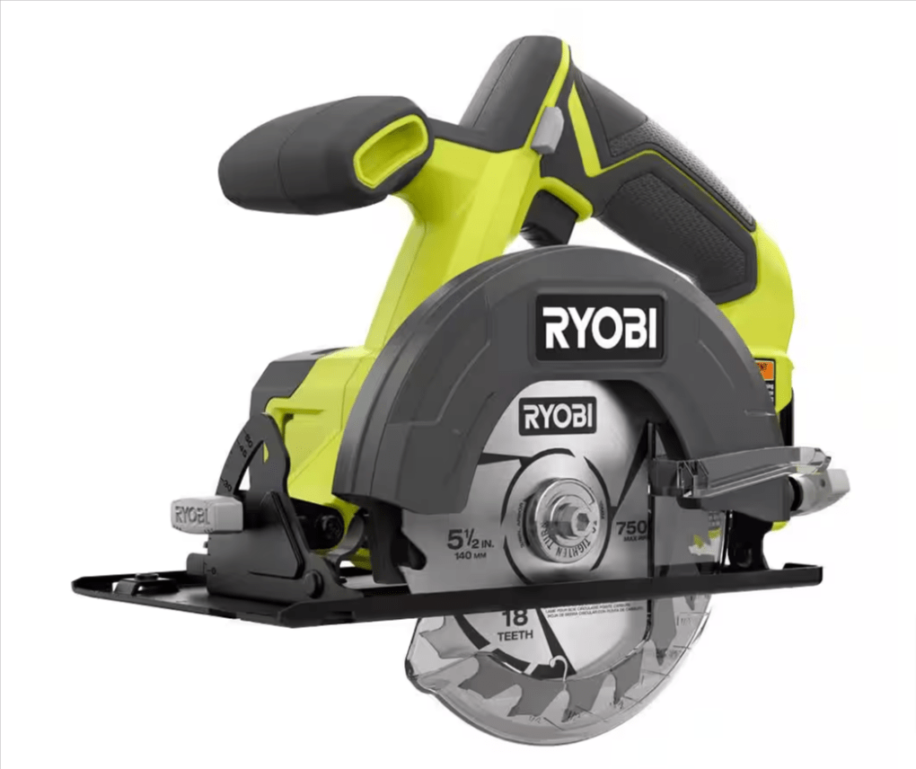 Ryobi ONE+ 18V Cordless 5 1/2 in. Circular Saw PCL500B (Tool Only) - resaled - Ryobi - 033287200061