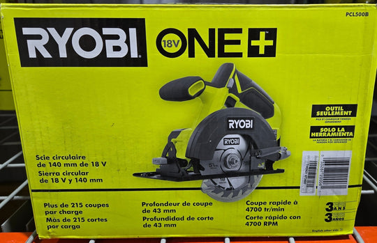 Ryobi ONE+ 18V Cordless 5 1/2 in. Circular Saw PCL500B (Tool Only) - resaled - Ryobi - 033287200061