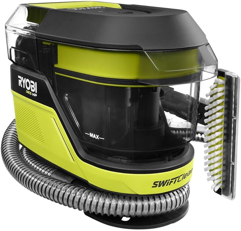 Ryobi ONE+ HP 18V Cordless SWIFTClean Mid Size Spot Carpet Cleaner Kit PBLHV704K 4.0 Ah Battery Charger - resaled - Ryobi - 033287216444