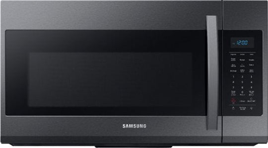 Samsung 1.9 Cu. Ft. Over-the-Range Microwave Sensor Cook Black Stainless Steel ME19R7041FG - resaled - Samsung - 887276348667