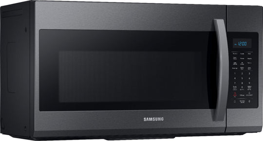 Samsung 1.9 Cu. Ft. Over-the-Range Microwave Sensor Cook Black Stainless Steel ME19R7041FG - resaled - Samsung - 887276348667