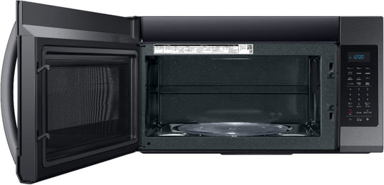 Samsung 1.9 Cu. Ft. Over-the-Range Microwave Sensor Cook Black Stainless Steel ME19R7041FG - resaled - Samsung - 887276348667