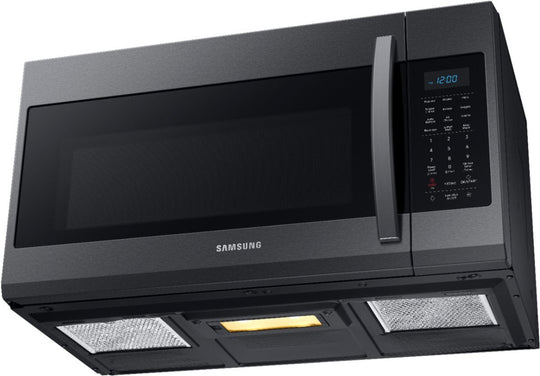 Samsung 1.9 Cu. Ft. Over-the-Range Microwave Sensor Cook Black Stainless Steel ME19R7041FG - resaled - Samsung - 887276348667