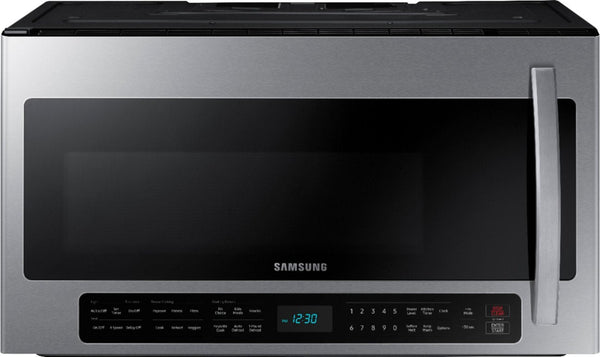 Samsung 2.1 Cu. Ft. Over-the-Range Microwave Sensor Cook Stainless Steel ME21R7051SS - resaled - Samsung - 887276333809