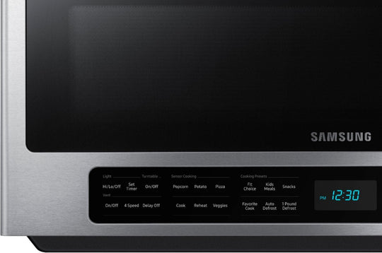 Samsung 2.1 Cu. Ft. Over-the-Range Microwave Sensor Cook Stainless Steel ME21R7051SS - resaled - Samsung - 887276333809