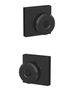 Schlage Bowery Matte Black Keyed Entry Door Knob Collins Trim F51AGBWE622COL - resaled - Schlage - 194555137714