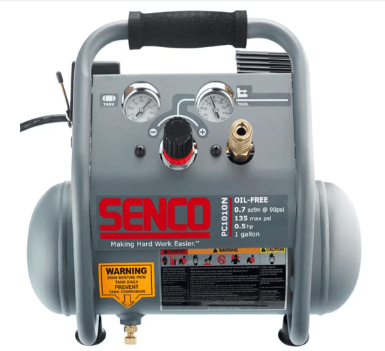 Senco 1 Gal. 1/2 HP Portable Pancake Electric Air Compressor PC1010N - resaled - Senco - 741474095634