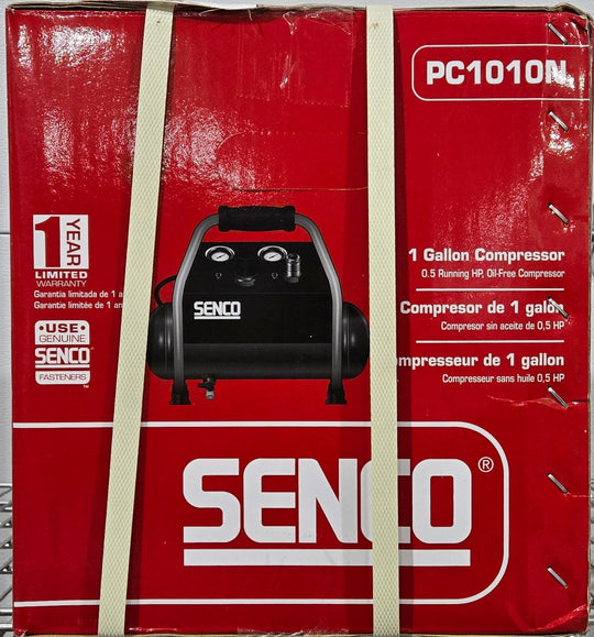 Senco 1 Gal. 1/2 HP Portable Pancake Electric Air Compressor PC1010N - resaled - Senco - 741474095634