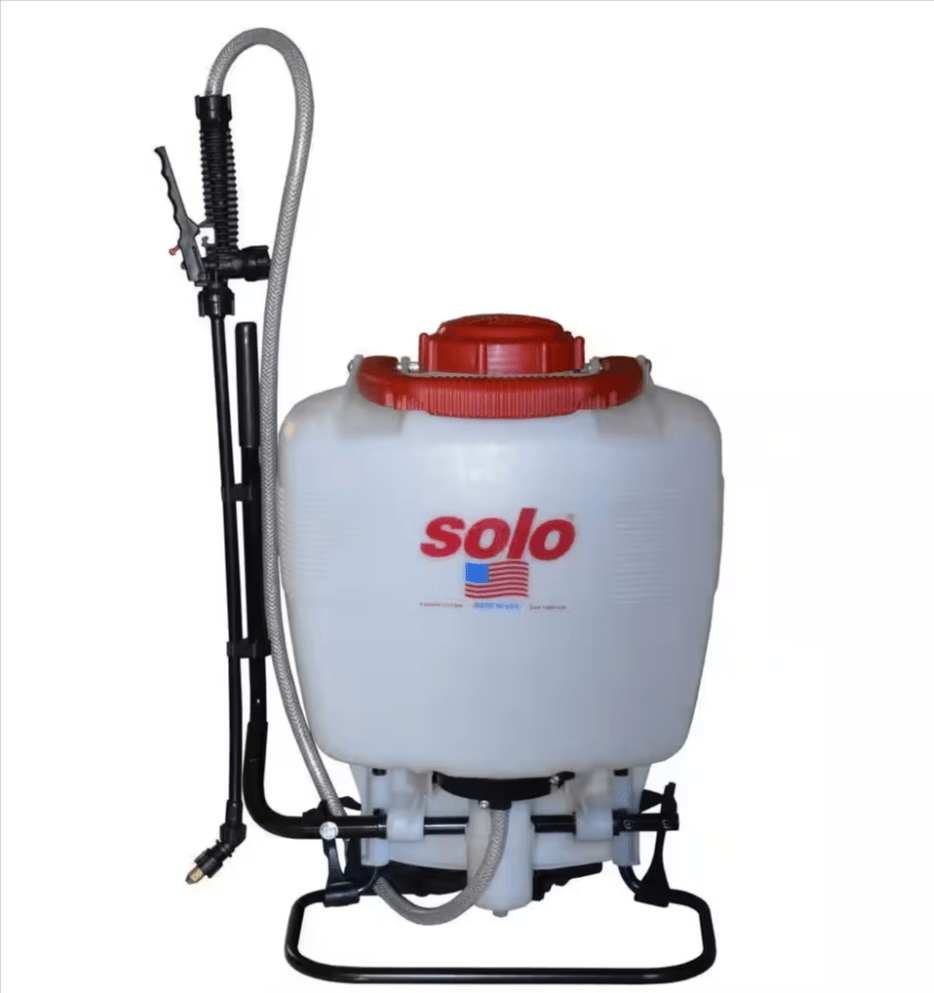 Solo 4 Gal. Piston Backpack Sprayer 190425 shoulder straps 4 nozzles - resaled - Solo - 841688003453