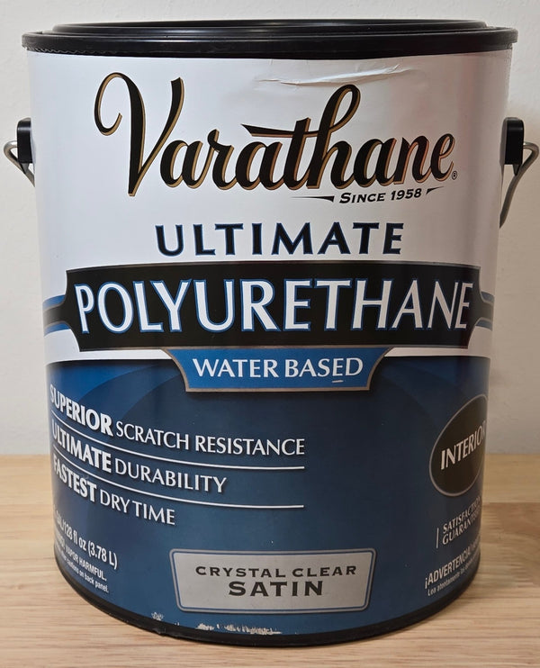 Varathane 1 Gal. Clear Satin Water - Based Interior Polyurethane Gallon - resaled - Varathane - 026748200236