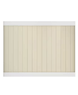 Veranda White Tan Vinyl Woodbridge Privacy Fence Panel Kit 6 ft. H x 8 ft. W Pro-Series Unassembled - resaled - Veranda - 090489239251