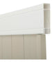 Veranda White Tan Vinyl Woodbridge Privacy Fence Panel Kit 6 ft. H x 8 ft. W Pro-Series Unassembled - resaled - Veranda - 090489239251