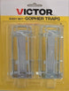 Victor Easy - Set Outdoor Gopher Trap 2 Pack Galvanized steel M0611 - resaled - Victor - 036348006114