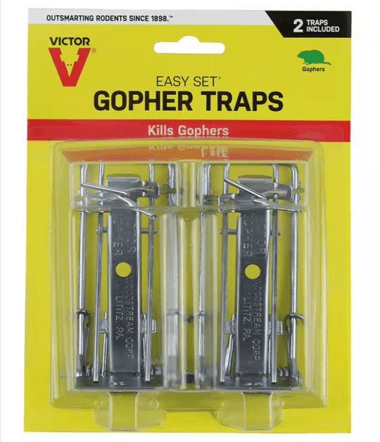 Victor Easy - Set Outdoor Gopher Trap 4 Pack Galvanized steel M0611 - resaled - Victor - 036348006114