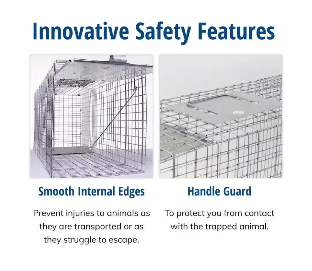 Victor Havahart Large 1 - Door Professional Live Animal Cage Trap 1079 Raccoon Opossum Groundhog Feral Cat - resaled - Havahart - 036348010791