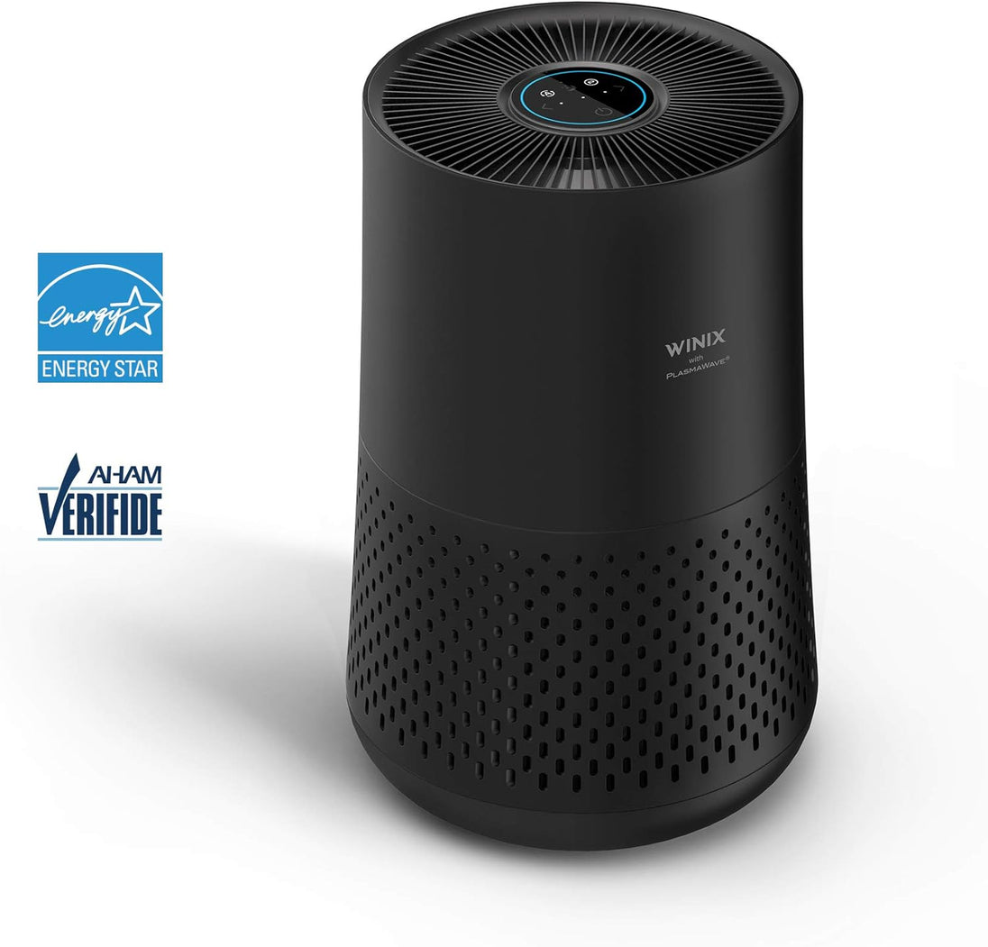 Winix A230 360° All - in - One 4 - Stage True HEPA Air Purifier Black PlasmaWave Technology - resaled - Winix - 8809490583480