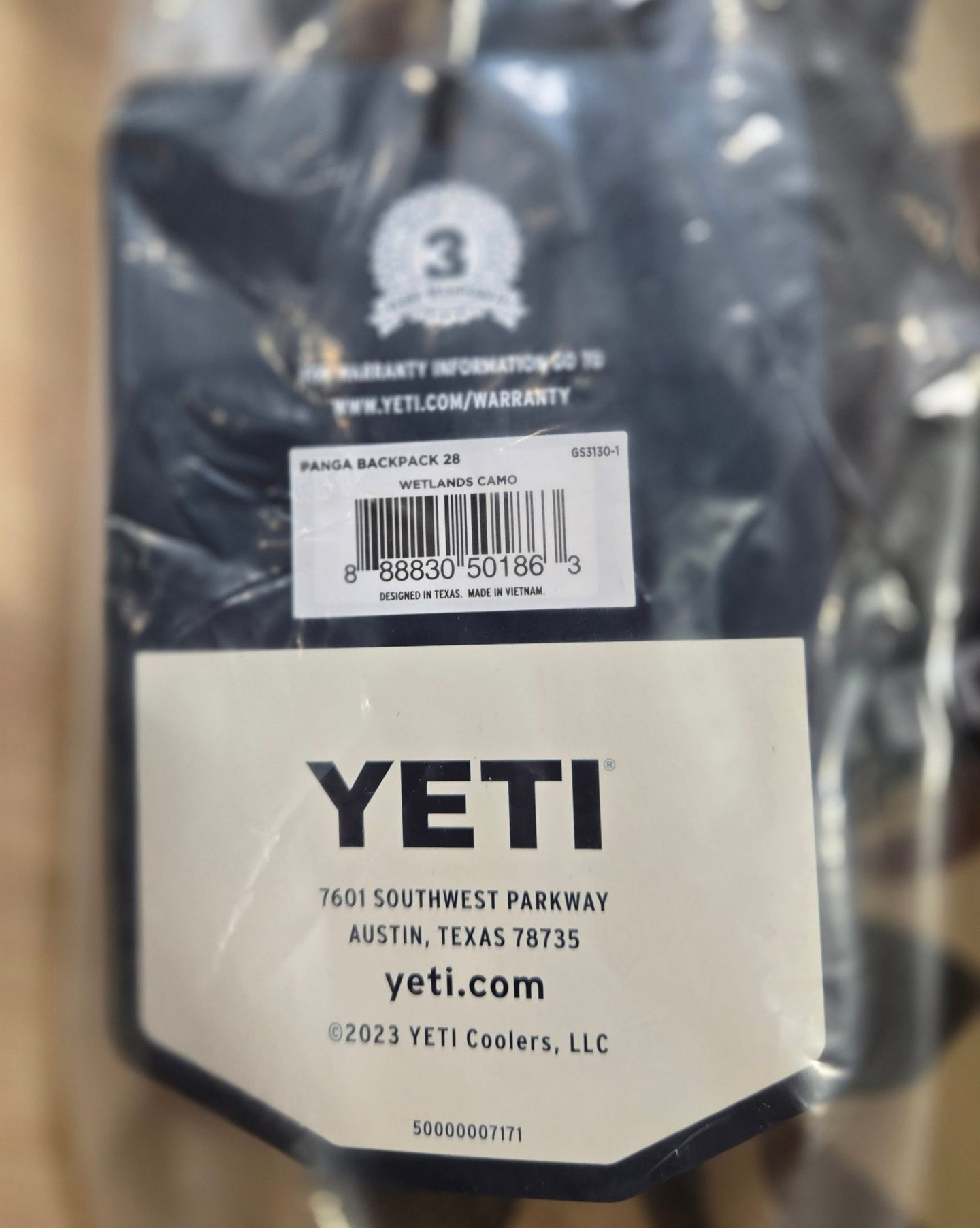 YETI Panga 28L Waterproof Backpack Wetlands Camo New Limited Edition - resaled - Yeti - 888830501863