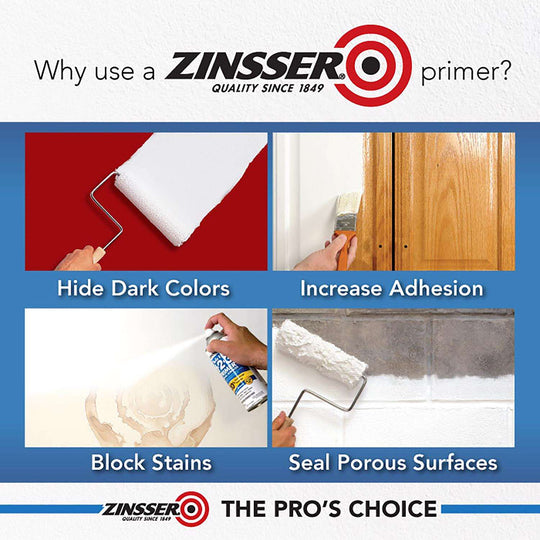 Zinsser 5 gal. B-I-N Shellac Based White Interior Primer and Sealer - resaled - Zinsser - 047719009009