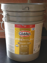 Load image into Gallery viewer, Glidden Premium Exterior Flat Paint PPG1075-2 Almond Milk 5 Gallon Bucket PPG House
