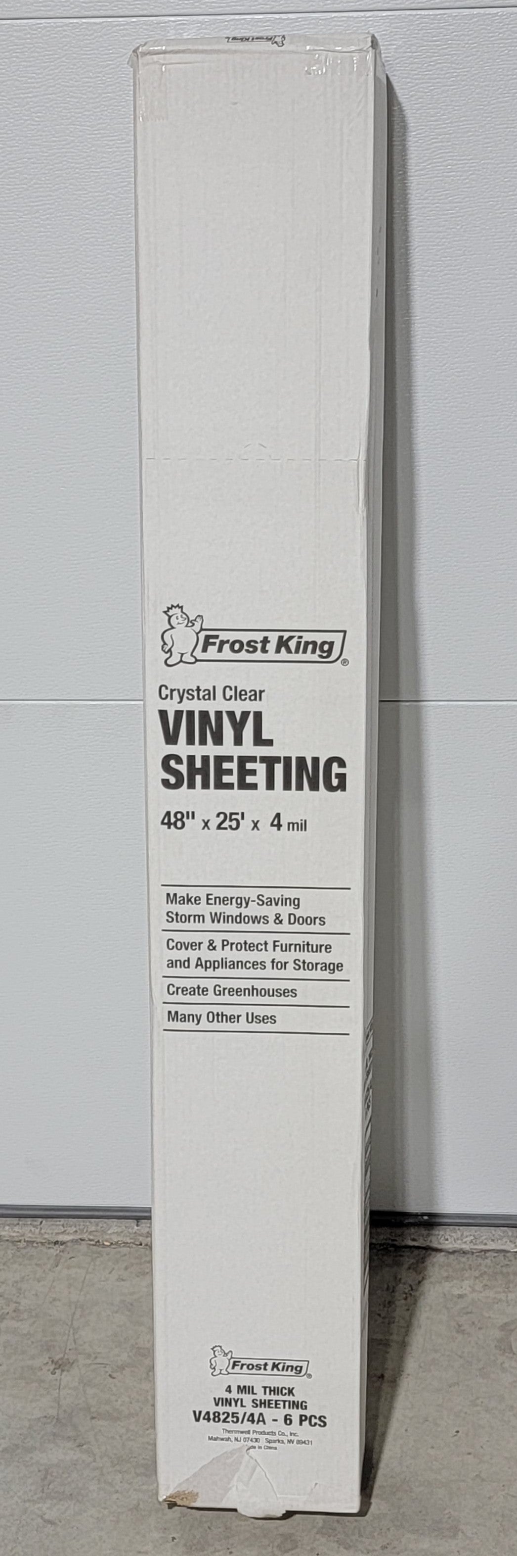Frost King Lot of 6 Vinyl Sheeting Roll 48