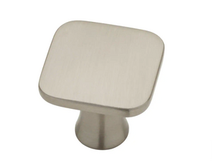 Liberty Lindley 1 3/16" 30 mm Satin Nickel Square 10 Pack Cabinet Knob Pull New