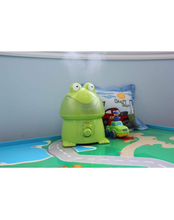 Load image into Gallery viewer, Crane Frog Ultrasonic Humidifier Cool Mist Adorable Kids EE-3191 1 Gallon New
